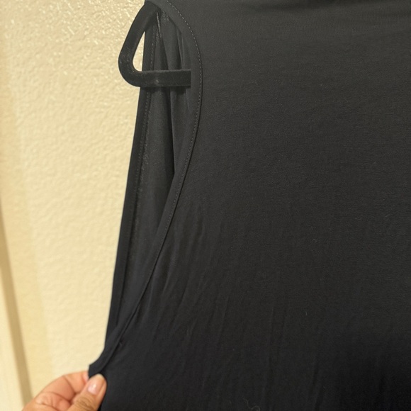 Shawl Dawls Long Convertible Shawl Black OS NWT - Picture 6 of 7